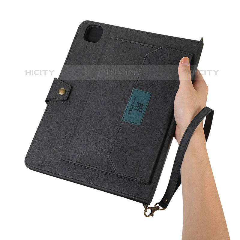 Funda de Cuero Cartera con Soporte Carcasa AD1 para Apple iPad Pro 12.9 (2020)