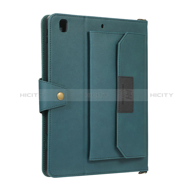 Funda de Cuero Cartera con Soporte Carcasa AD1 para Apple New iPad 9.7 (2017)