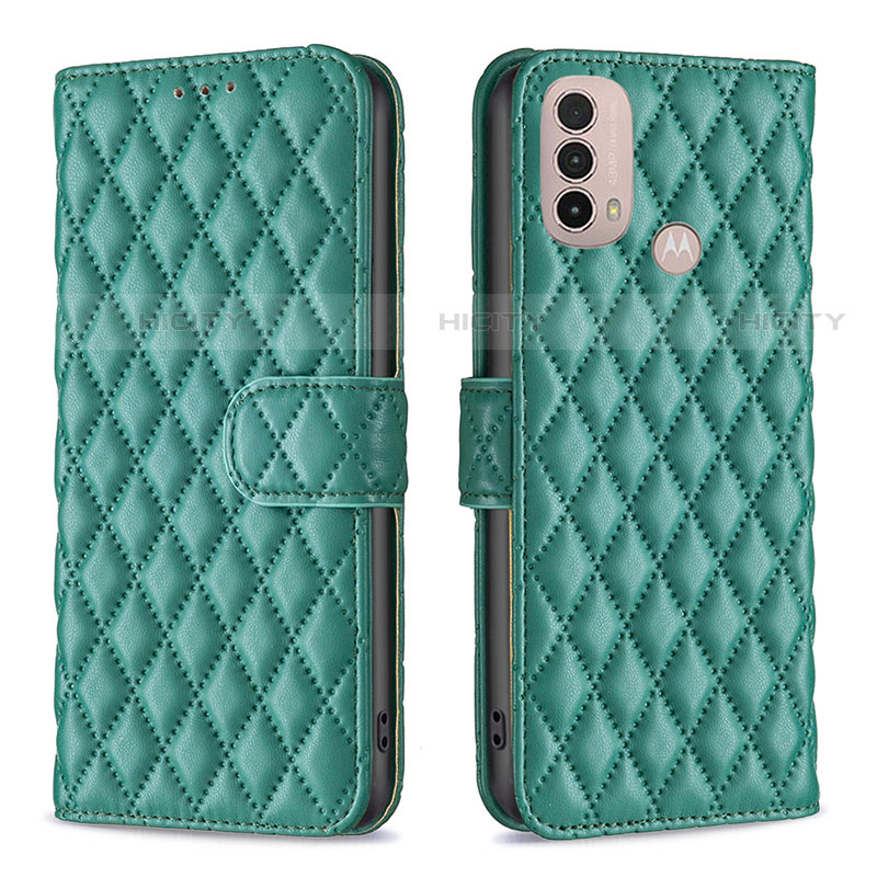 Funda de Cuero Cartera con Soporte Carcasa B01F para Motorola Moto E20