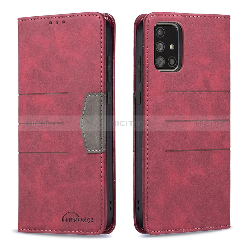 Funda de Cuero Cartera con Soporte Carcasa B01F para Samsung Galaxy A71 4G A715