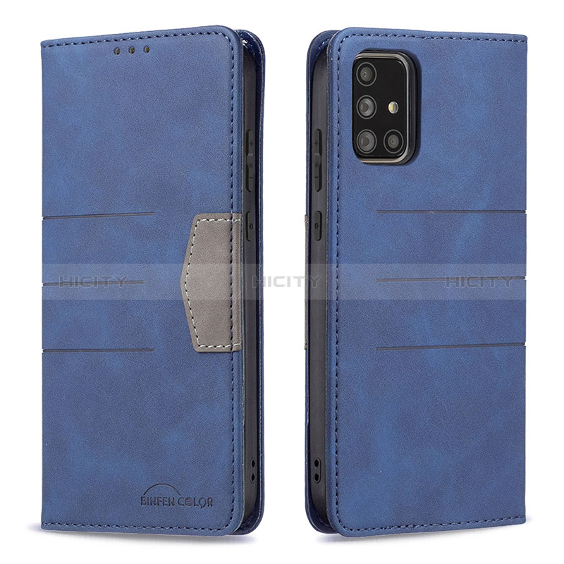 Funda de Cuero Cartera con Soporte Carcasa B01F para Samsung Galaxy A71 4G A715