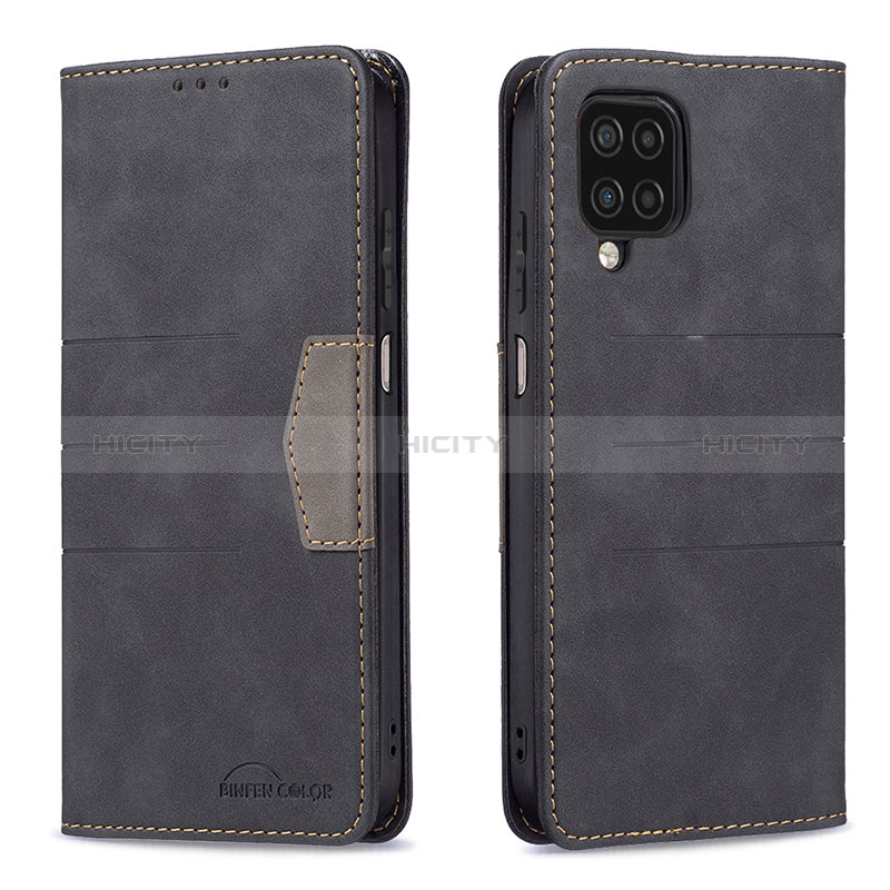 Funda de Cuero Cartera con Soporte Carcasa B01F para Samsung Galaxy F12