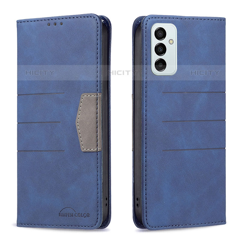 Funda de Cuero Cartera con Soporte Carcasa B01F para Samsung Galaxy M23 5G Azul