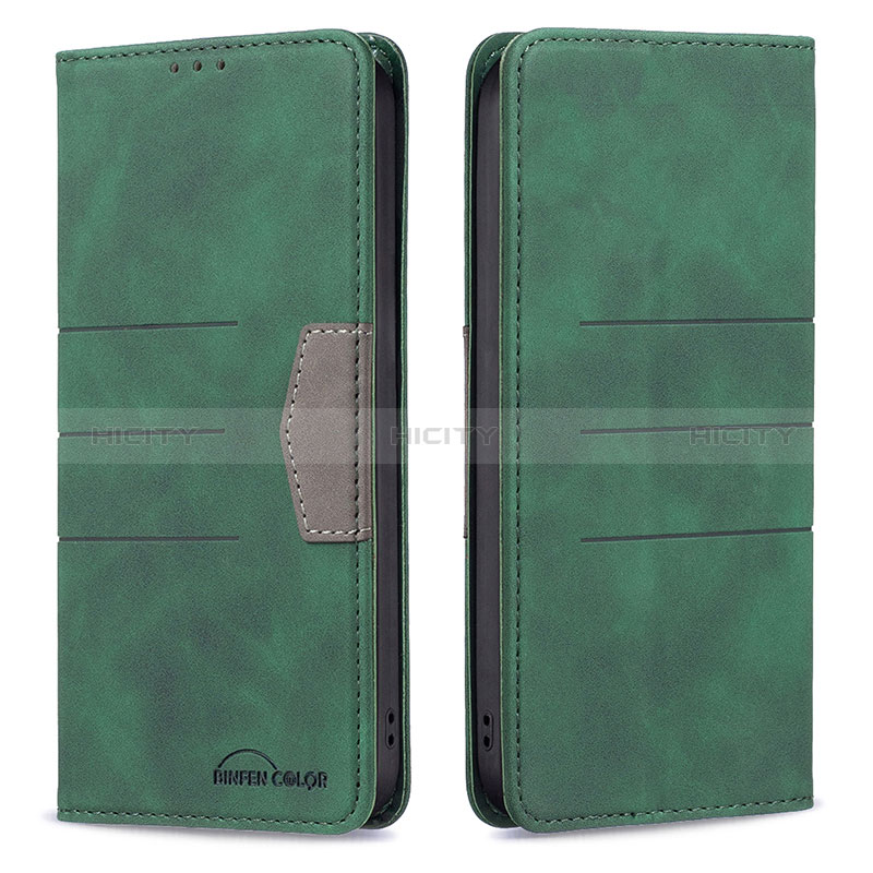 Funda de Cuero Cartera con Soporte Carcasa B01F para Xiaomi Mi 11i 5G Verde