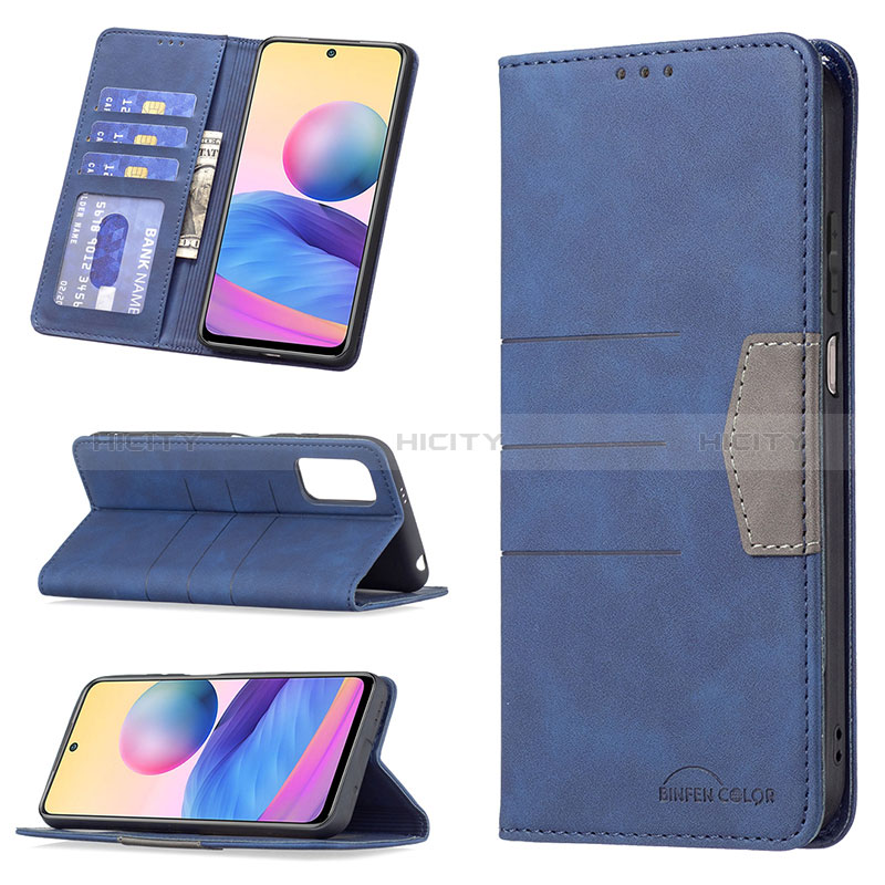 Funda de Cuero Cartera con Soporte Carcasa B01F para Xiaomi POCO M3 Pro 5G