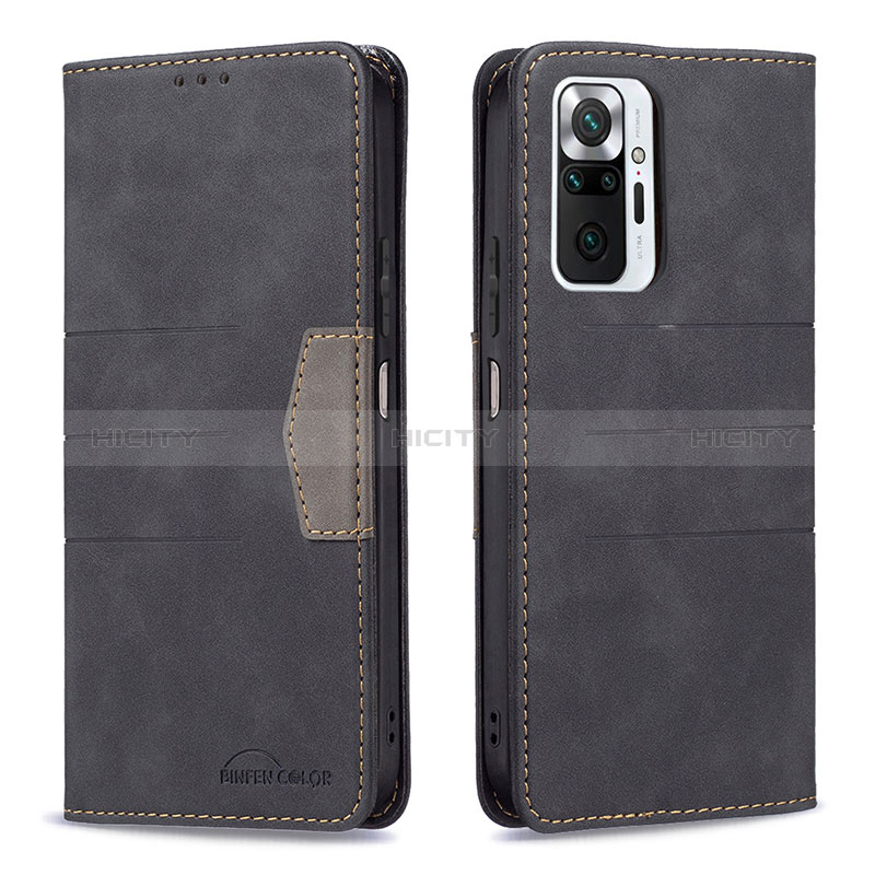 Funda de Cuero Cartera con Soporte Carcasa B01F para Xiaomi Redmi Note 10 Pro 4G