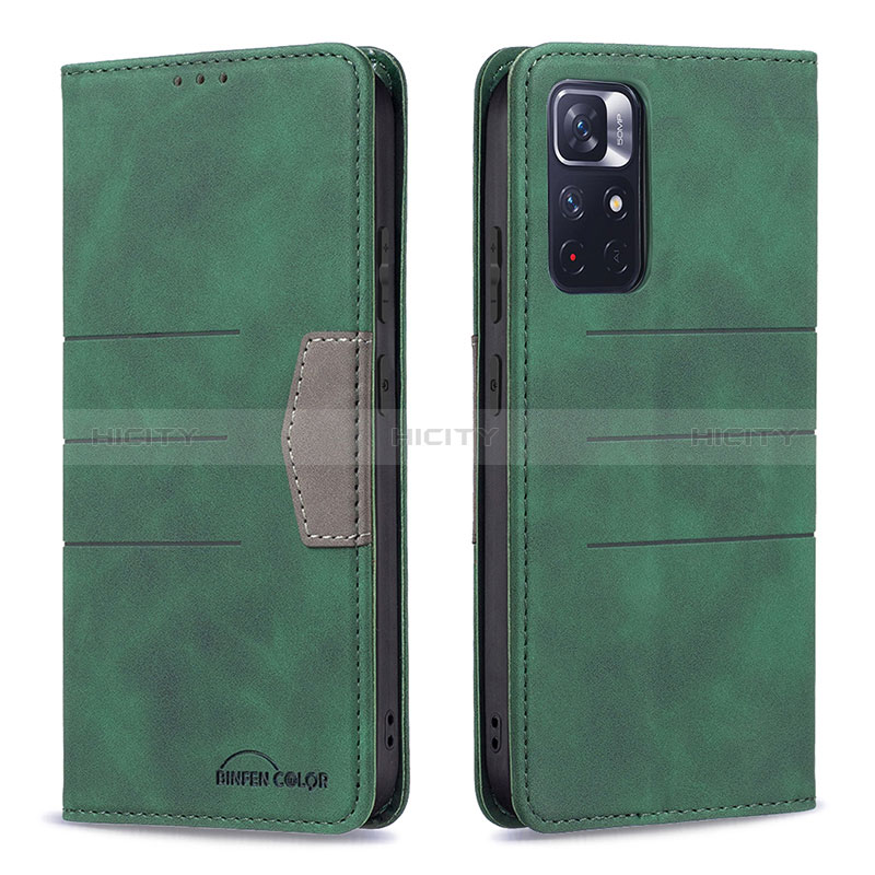 Funda de Cuero Cartera con Soporte Carcasa B01F para Xiaomi Redmi Note 11 5G