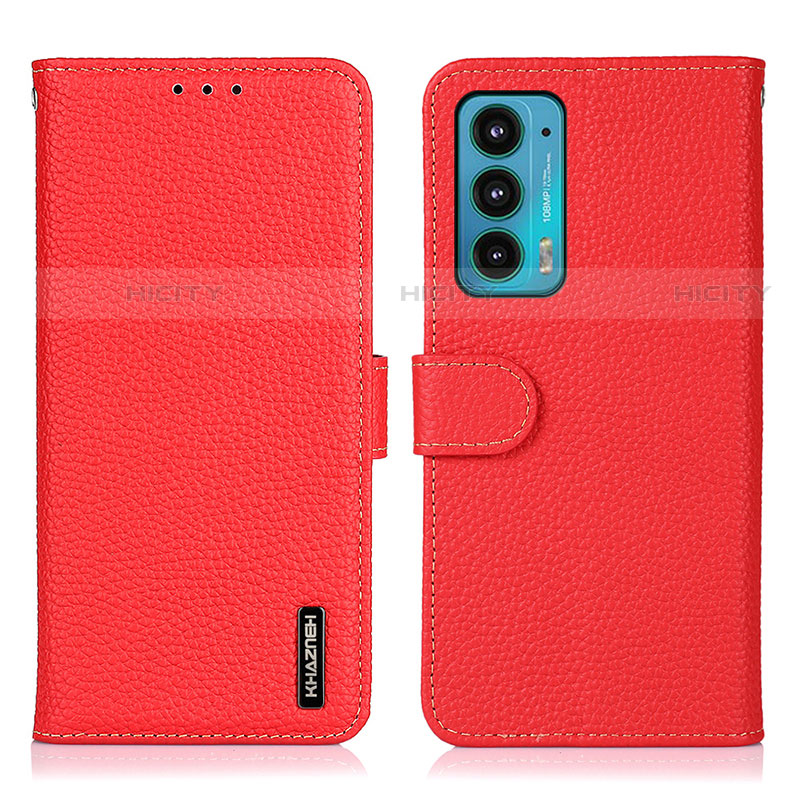 Funda de Cuero Cartera con Soporte Carcasa B01H para Motorola Moto Edge 20 5G