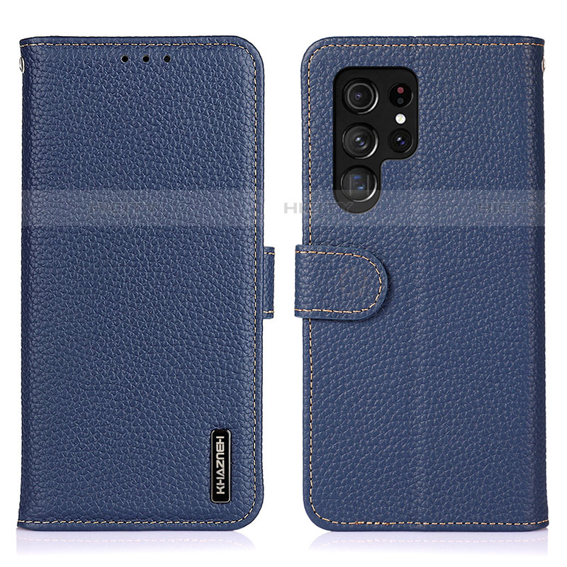 Funda de Cuero Cartera con Soporte Carcasa B01H para Samsung Galaxy S21 Ultra 5G