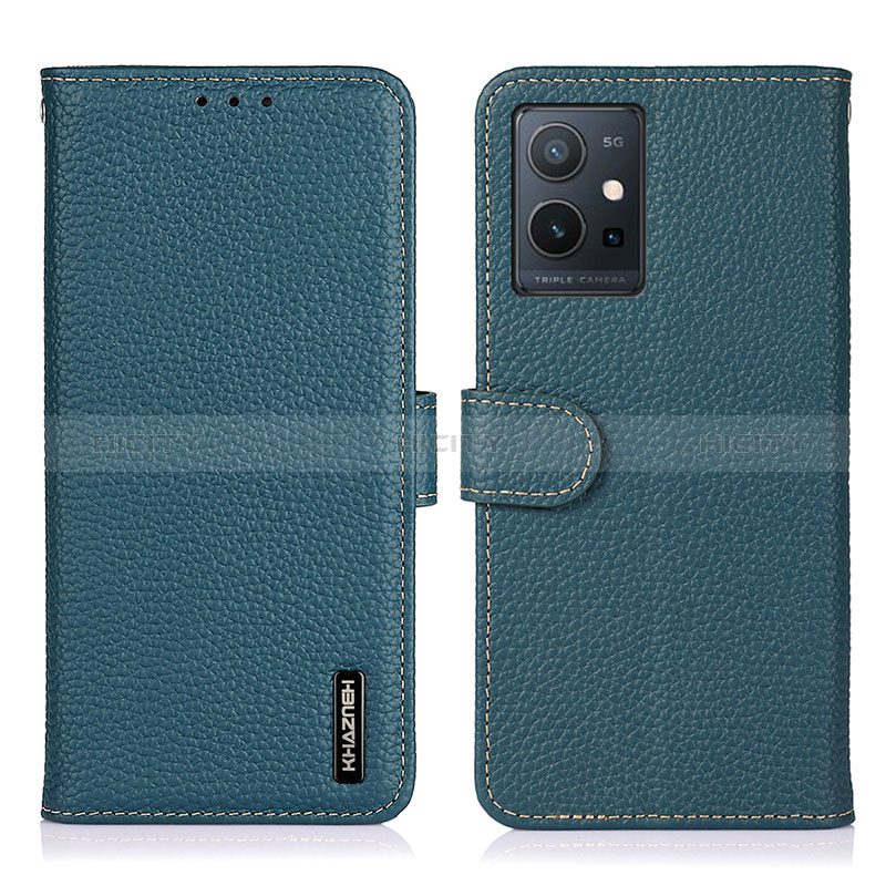 Funda de Cuero Cartera con Soporte Carcasa B01H para Vivo Y55s 5G