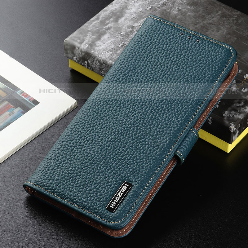 Funda de Cuero Cartera con Soporte Carcasa B01H para Xiaomi Mi 12 Ultra 5G Verde