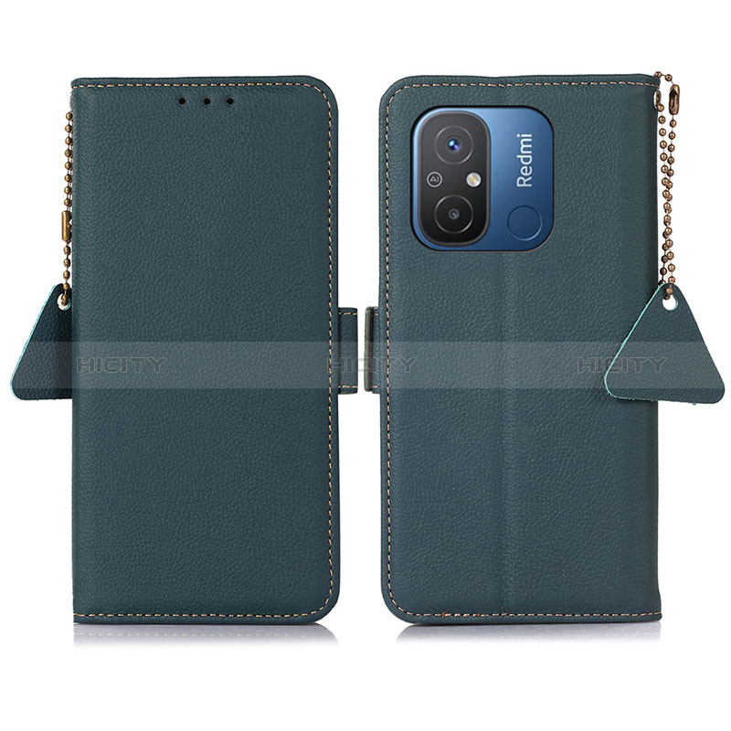 Funda de Cuero Cartera con Soporte Carcasa B01H para Xiaomi Redmi 12C 4G