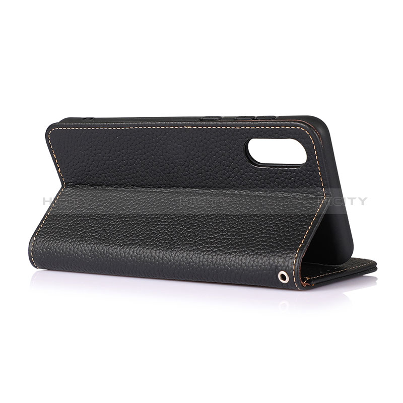 Funda de Cuero Cartera con Soporte Carcasa B01H para Xiaomi Redmi 9A