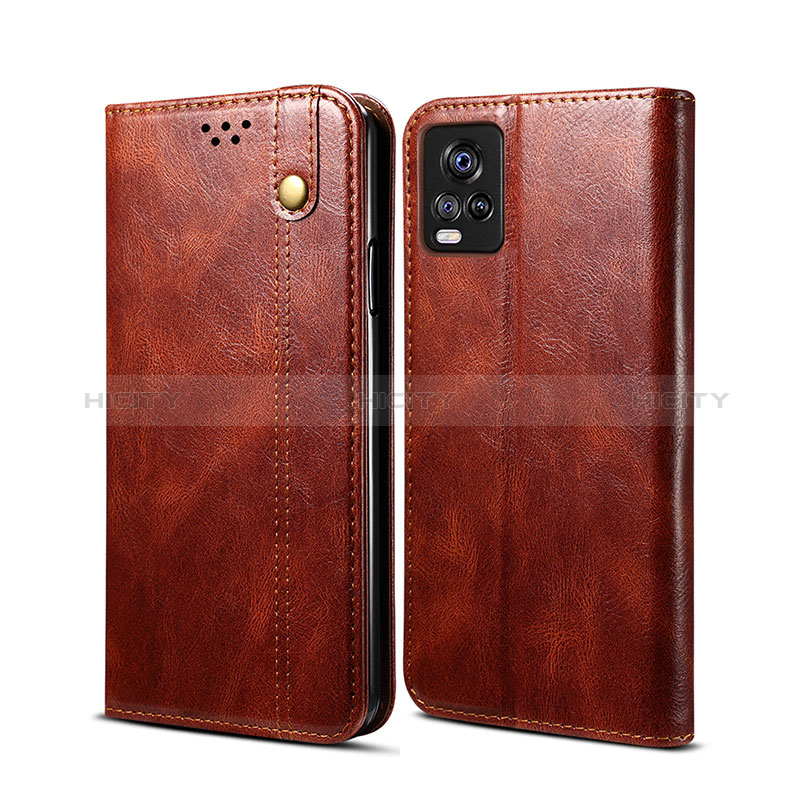 Funda de Cuero Cartera con Soporte Carcasa B01S para Vivo V20