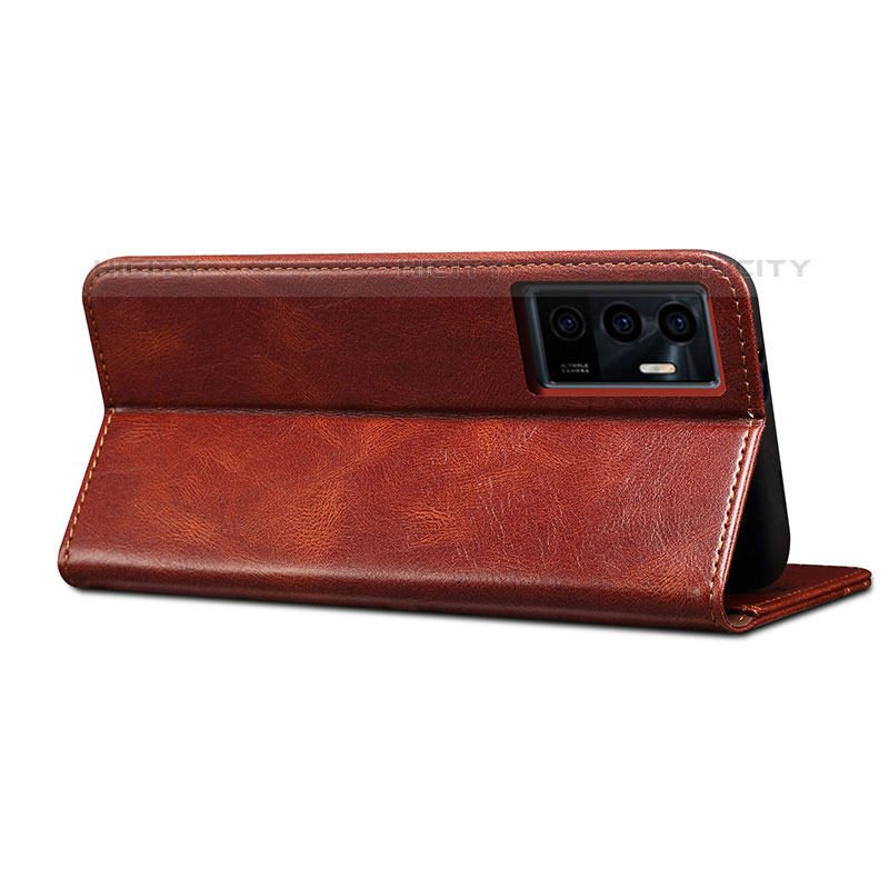 Funda de Cuero Cartera con Soporte Carcasa B01S para Vivo V23e 5G