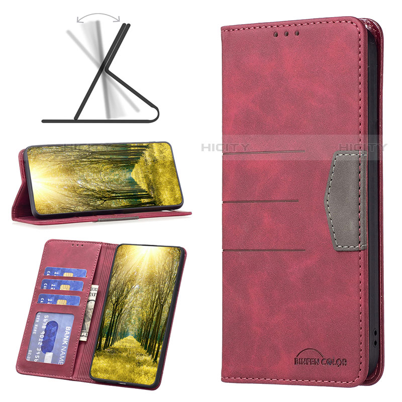 Funda de Cuero Cartera con Soporte Carcasa B02F para Motorola Moto G Stylus (2022) 4G