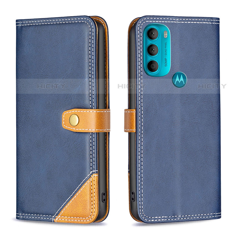 Funda de Cuero Cartera con Soporte Carcasa B02F para Motorola Moto G71 5G