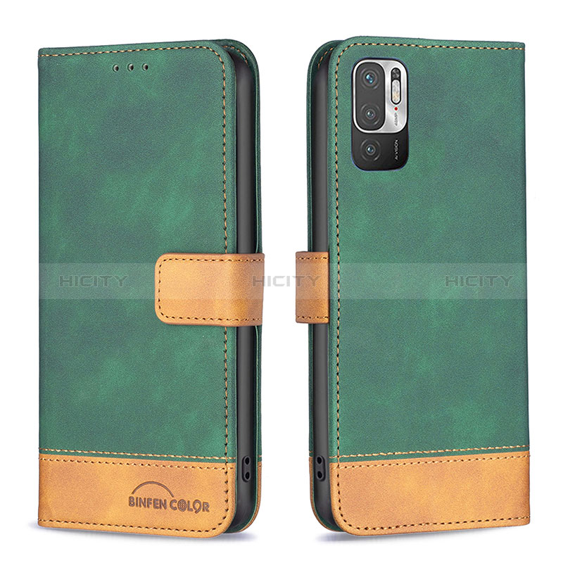 Funda de Cuero Cartera con Soporte Carcasa B02F para Xiaomi Redmi Note 10 5G