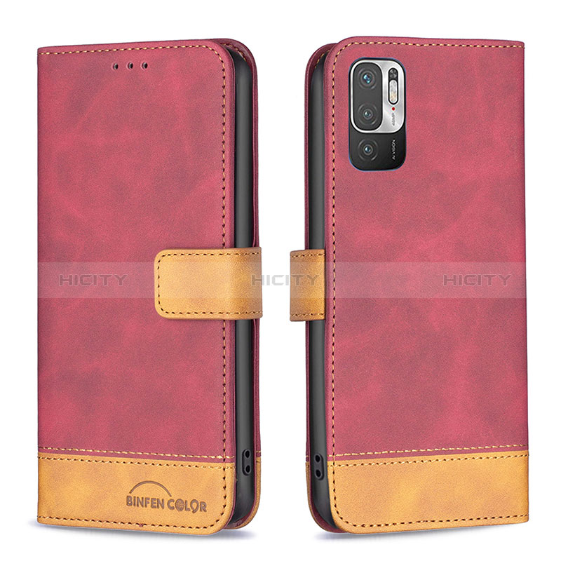 Funda de Cuero Cartera con Soporte Carcasa B02F para Xiaomi Redmi Note 10 5G