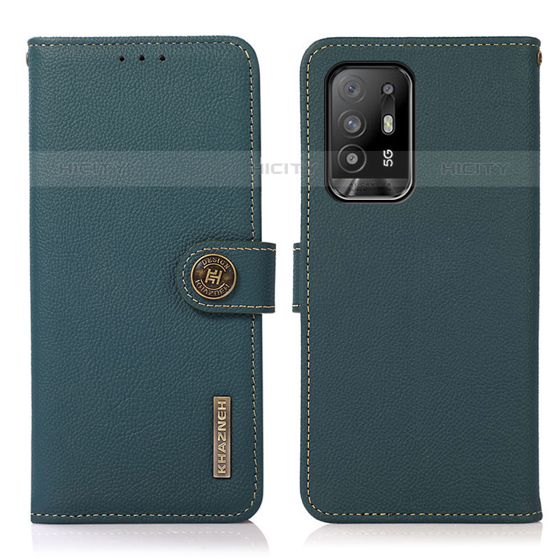 Funda de Cuero Cartera con Soporte Carcasa B02H para Oppo F19 Pro