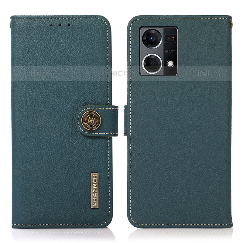 Funda de Cuero Cartera con Soporte Carcasa B02H para Oppo F21 Pro 4G