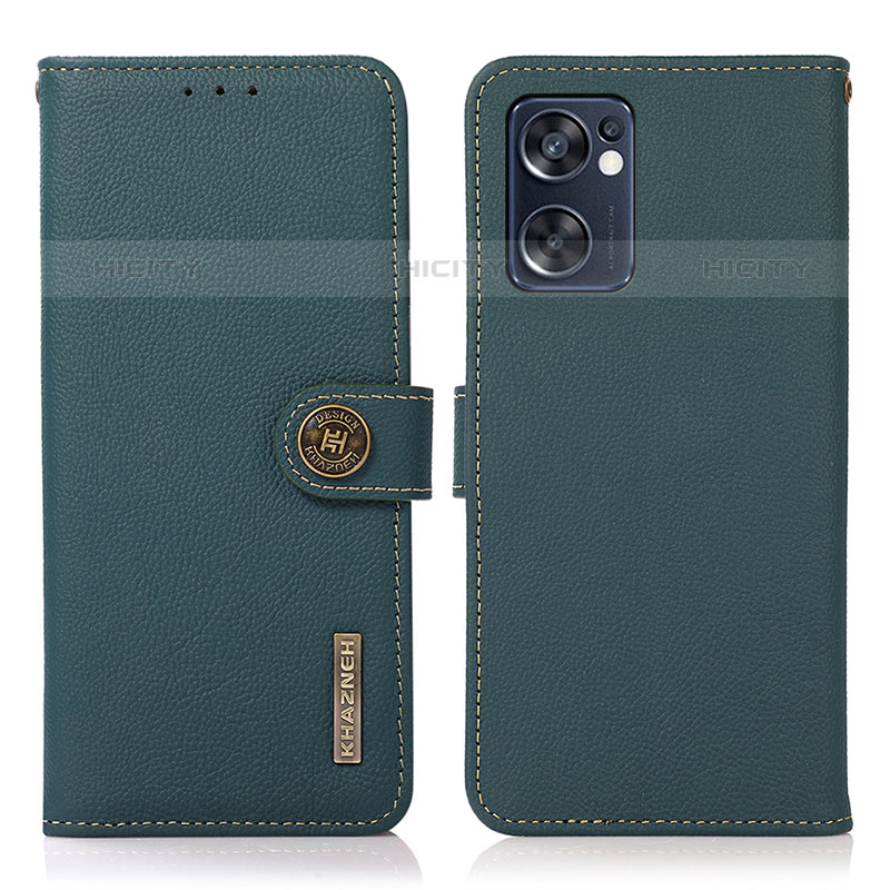 Funda de Cuero Cartera con Soporte Carcasa B02H para Oppo Reno7 SE 5G