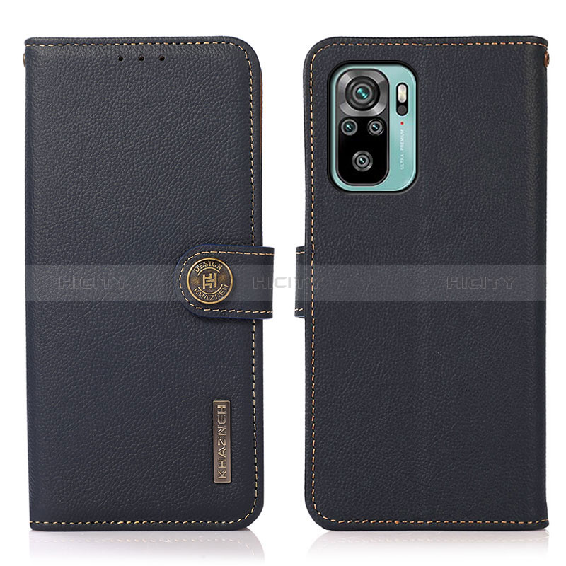 Funda de Cuero Cartera con Soporte Carcasa B02H para Xiaomi Redmi Note 10 4G