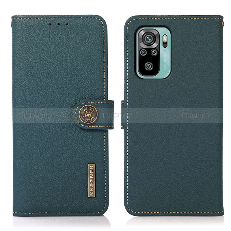 Funda de Cuero Cartera con Soporte Carcasa B02H para Xiaomi Redmi Note 10 4G