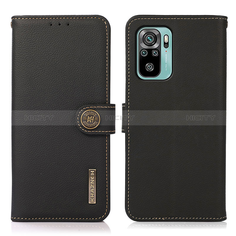 Funda de Cuero Cartera con Soporte Carcasa B02H para Xiaomi Redmi Note 10 4G