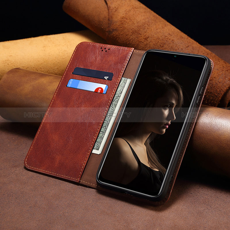 Funda de Cuero Cartera con Soporte Carcasa B02S para Xiaomi Redmi Note 11 Pro+ Plus 5G