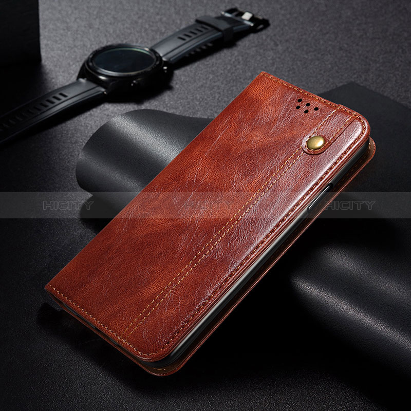 Funda de Cuero Cartera con Soporte Carcasa B02S para Xiaomi Redmi Note 11 SE 5G Marron