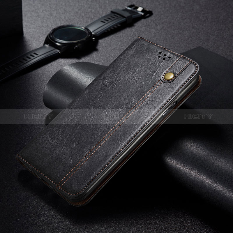 Funda de Cuero Cartera con Soporte Carcasa B02S para Xiaomi Redmi Note 11 SE 5G Negro
