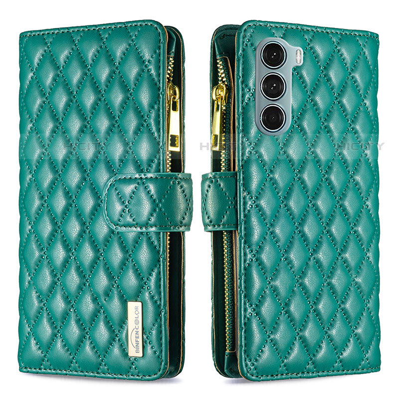 Funda de Cuero Cartera con Soporte Carcasa B03F para Motorola Moto G200 5G