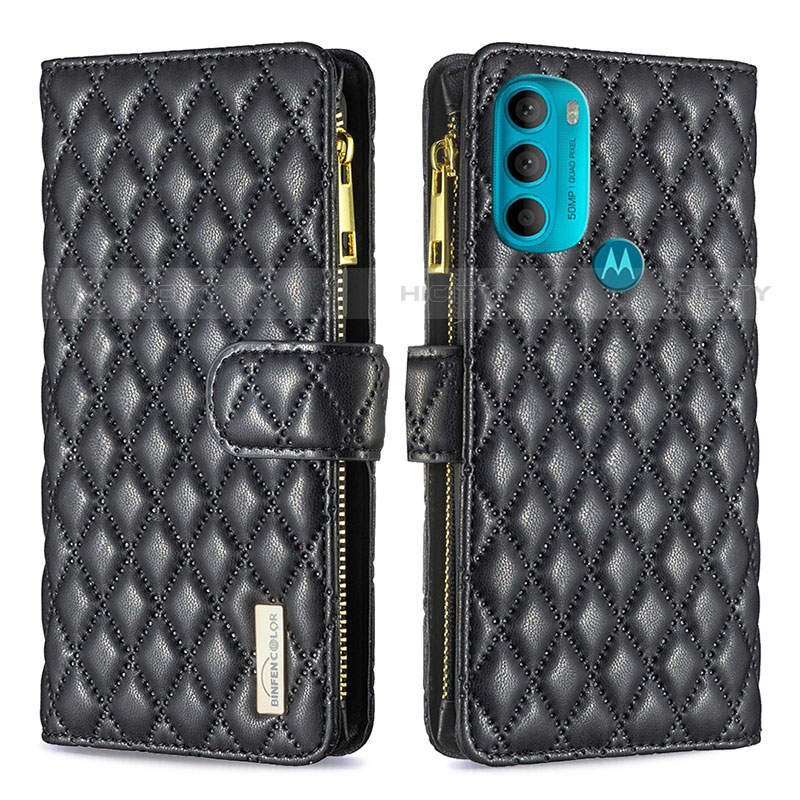 Funda de Cuero Cartera con Soporte Carcasa B03F para Motorola Moto G71 5G