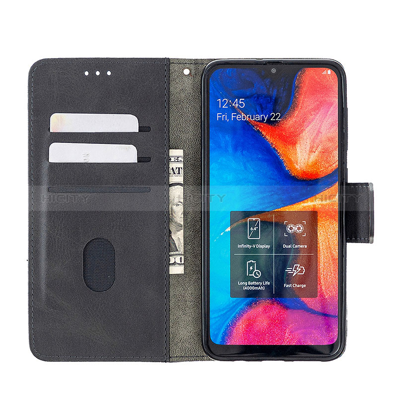 Funda de Cuero Cartera con Soporte Carcasa B03F para Samsung Galaxy A20