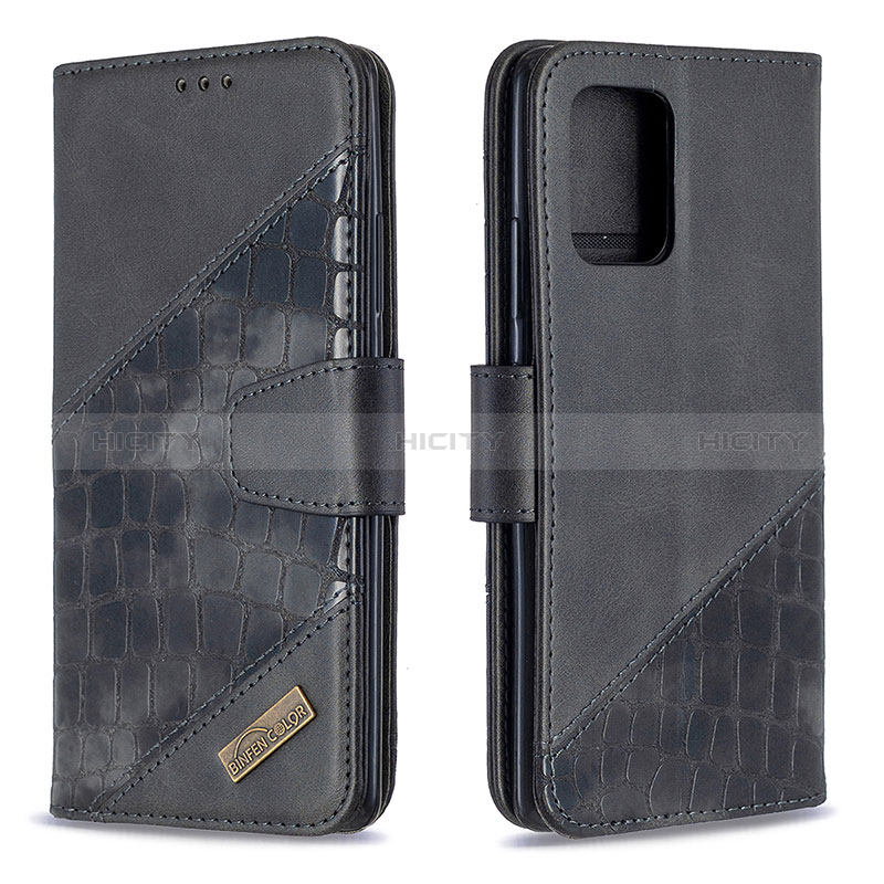 Funda de Cuero Cartera con Soporte Carcasa B03F para Samsung Galaxy A91