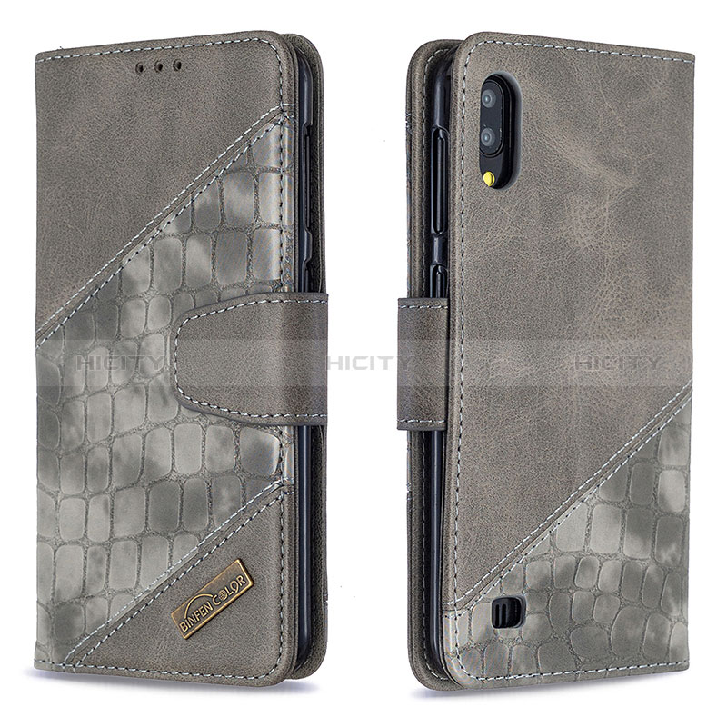 Funda de Cuero Cartera con Soporte Carcasa B03F para Samsung Galaxy M10