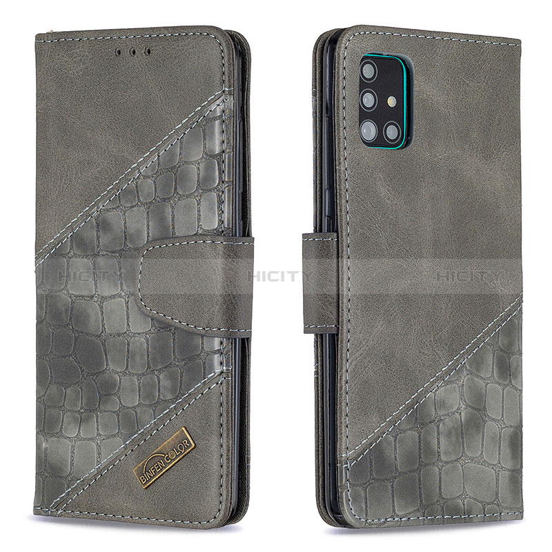 Funda de Cuero Cartera con Soporte Carcasa B03F para Samsung Galaxy M40S