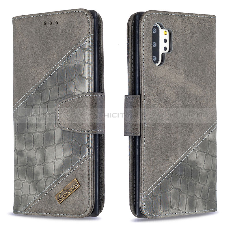 Funda de Cuero Cartera con Soporte Carcasa B03F para Samsung Galaxy Note 10 Plus 5G