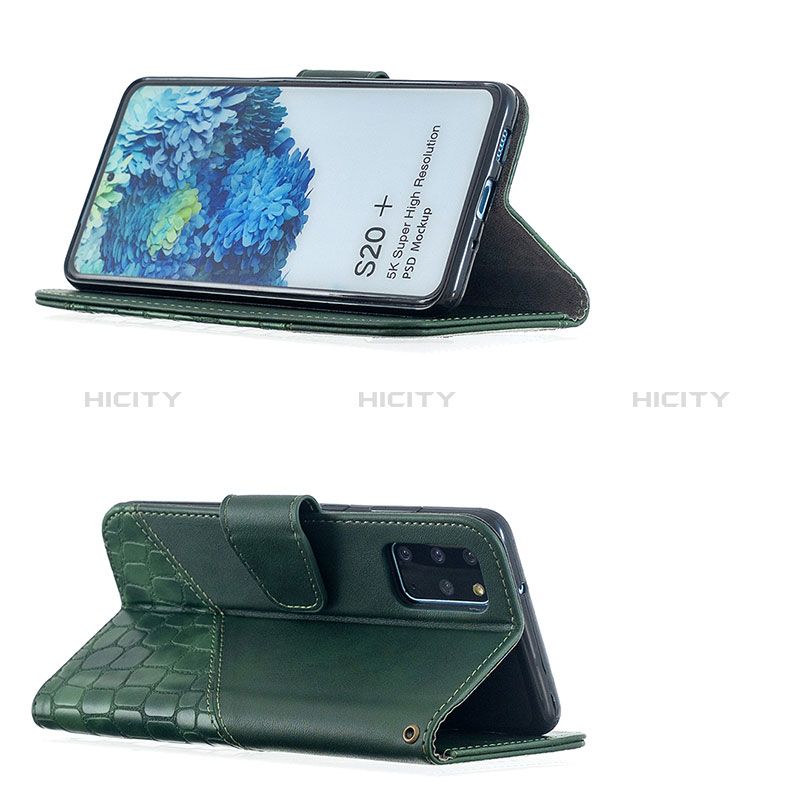 Funda de Cuero Cartera con Soporte Carcasa B03F para Samsung Galaxy S20 Plus