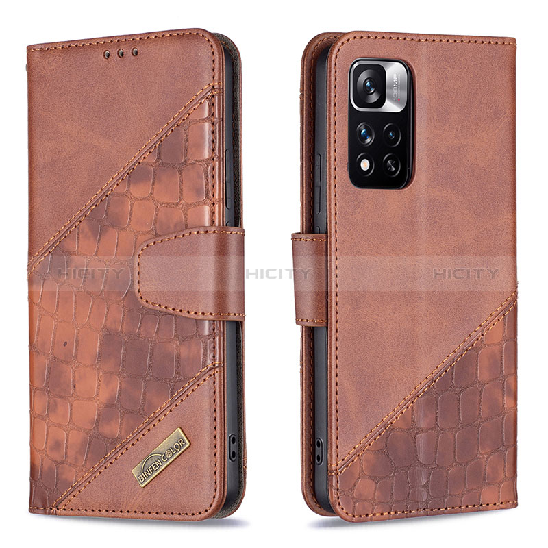 Funda de Cuero Cartera con Soporte Carcasa B03F para Xiaomi Mi 11i 5G (2022)