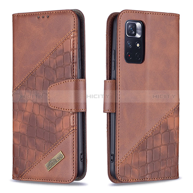 Funda de Cuero Cartera con Soporte Carcasa B03F para Xiaomi Poco M4 Pro 5G