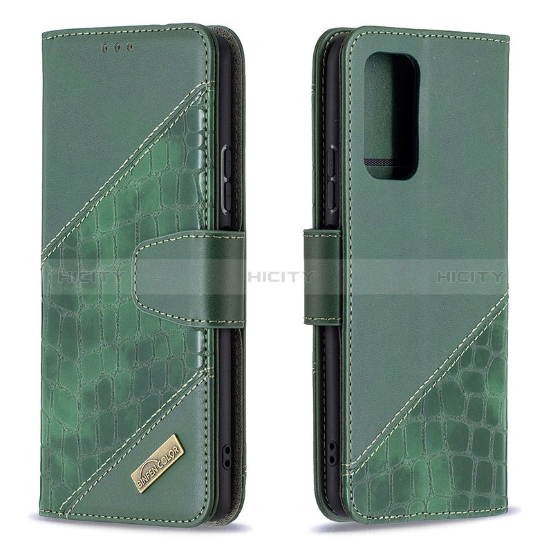 Funda de Cuero Cartera con Soporte Carcasa B03F para Xiaomi Redmi Note 10 Pro 4G