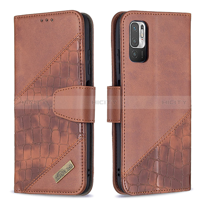 Funda de Cuero Cartera con Soporte Carcasa B03F para Xiaomi Redmi Note 10T 5G