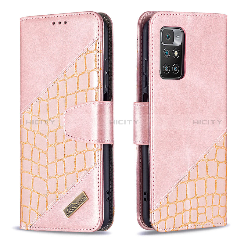 Funda de Cuero Cartera con Soporte Carcasa B03F para Xiaomi Redmi Note 11 4G (2021)