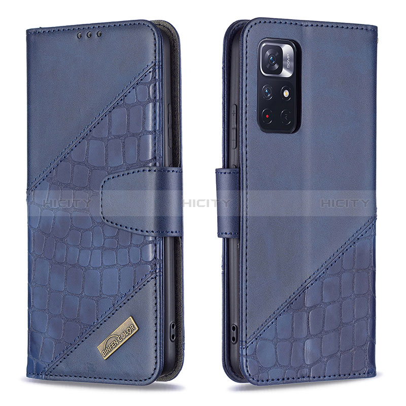 Funda de Cuero Cartera con Soporte Carcasa B03F para Xiaomi Redmi Note 11T 5G