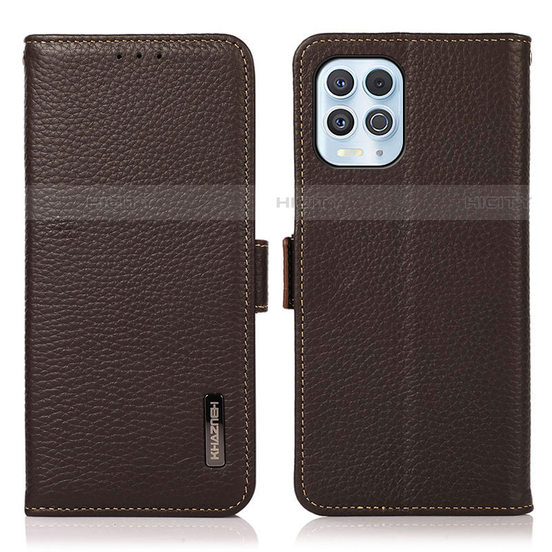 Funda de Cuero Cartera con Soporte Carcasa B03H para Motorola Moto G100 5G