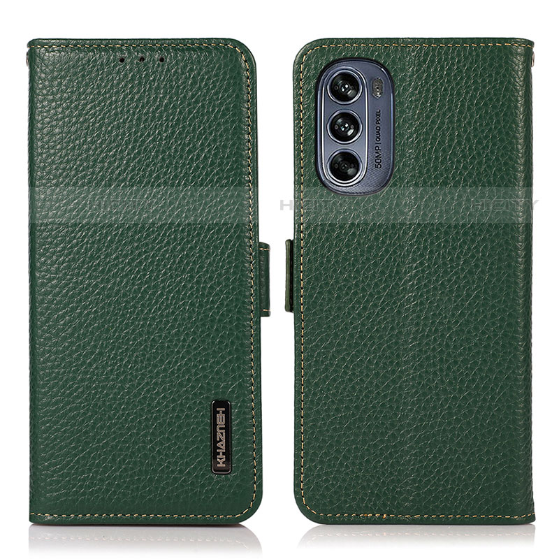 Funda de Cuero Cartera con Soporte Carcasa B03H para Motorola Moto G62 5G