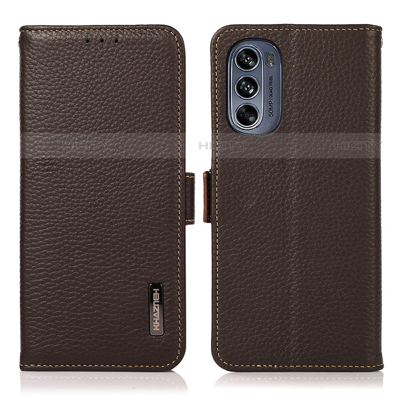 Funda de Cuero Cartera con Soporte Carcasa B03H para Motorola Moto G62 5G