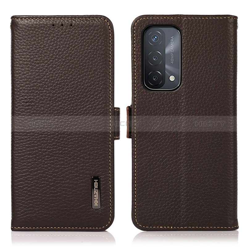 Funda de Cuero Cartera con Soporte Carcasa B03H para Oppo A54 5G